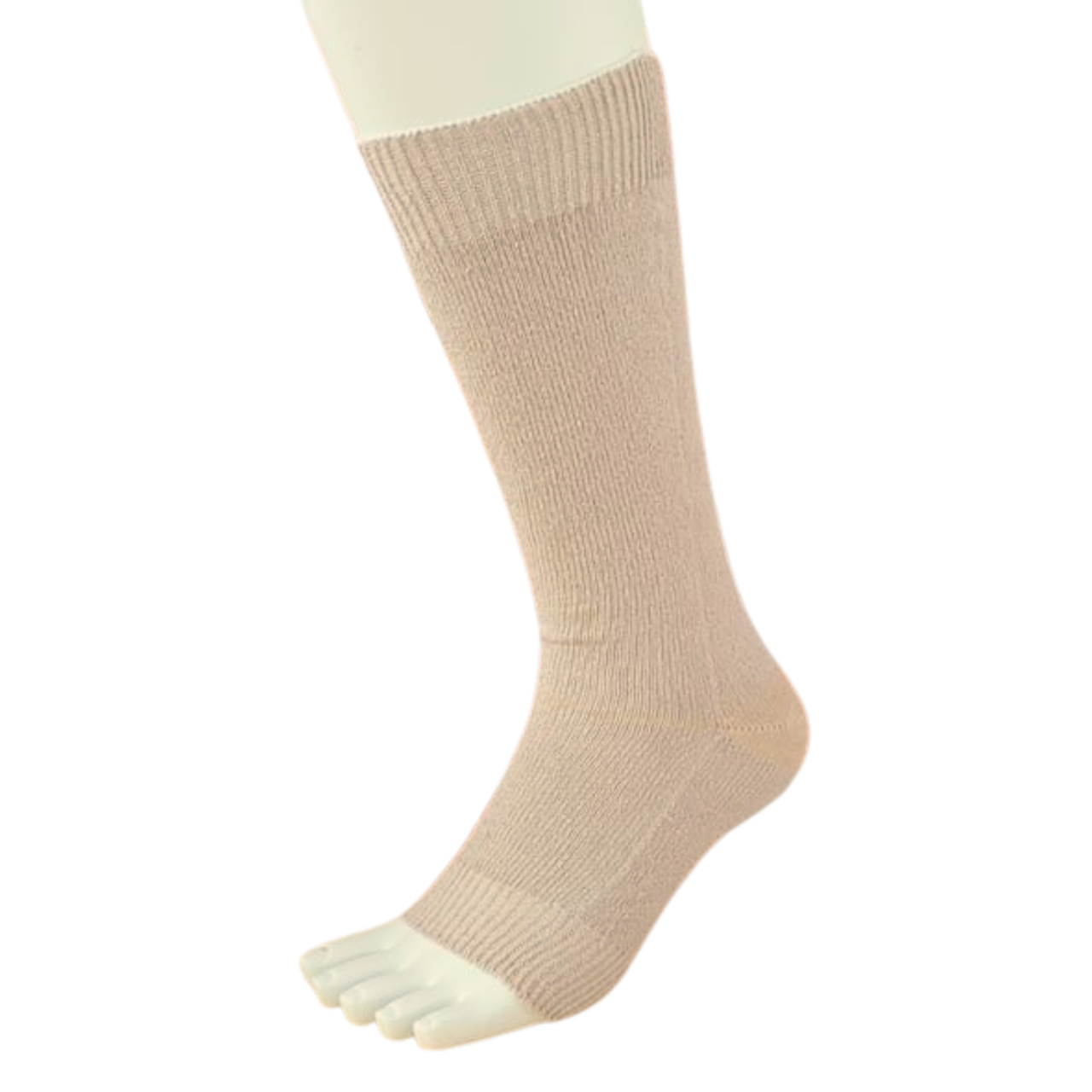 レッグウォーマーかかと付きシルク90％冷えケア・温活に