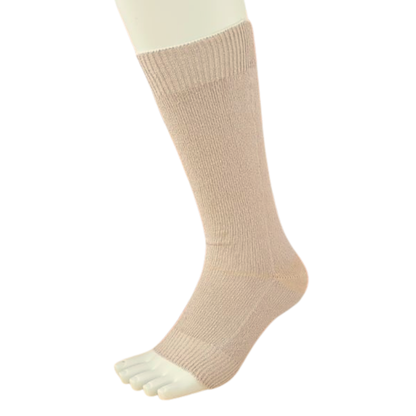 レッグウォーマーかかと付きシルク90％冷えケア・温活に