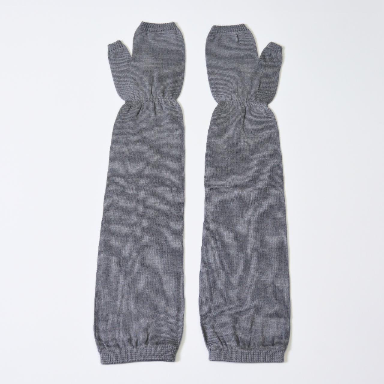 夏用UVカットアームカバーロング丈 シルク100%