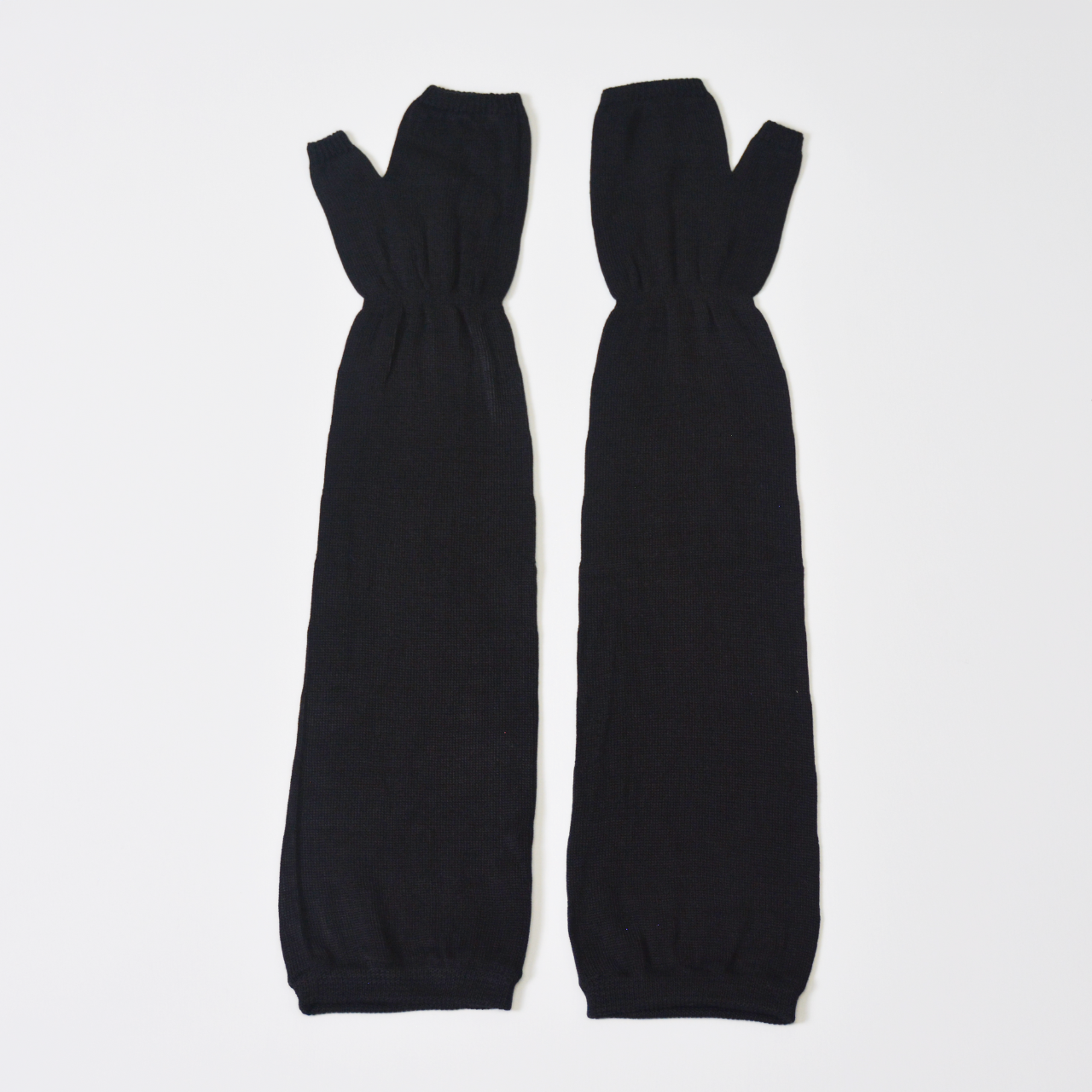 夏用UVカットアームカバーロング丈 シルク100%