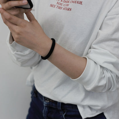 シルクヘアゴム静電気除去～キューティクル整う