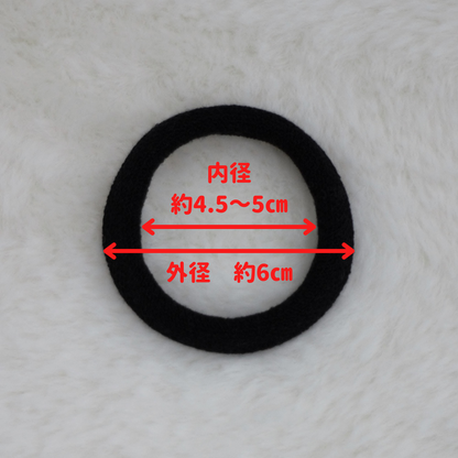 シルクヘアゴム静電気除去～キューティクル整う