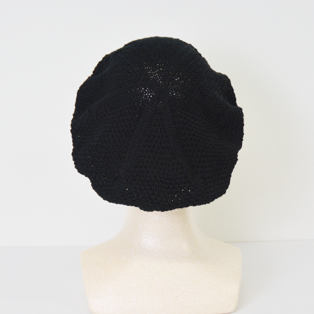 希少高級綿100％ニットベレー帽～日本製