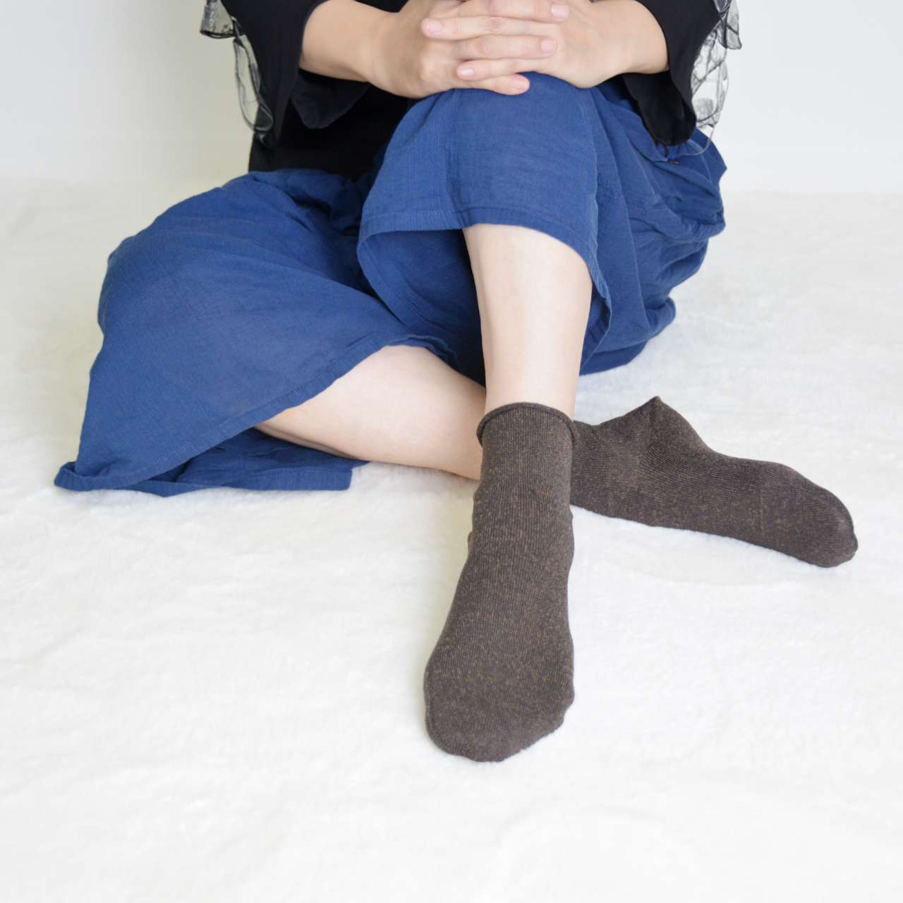 秋冬シルクソックス 外出用