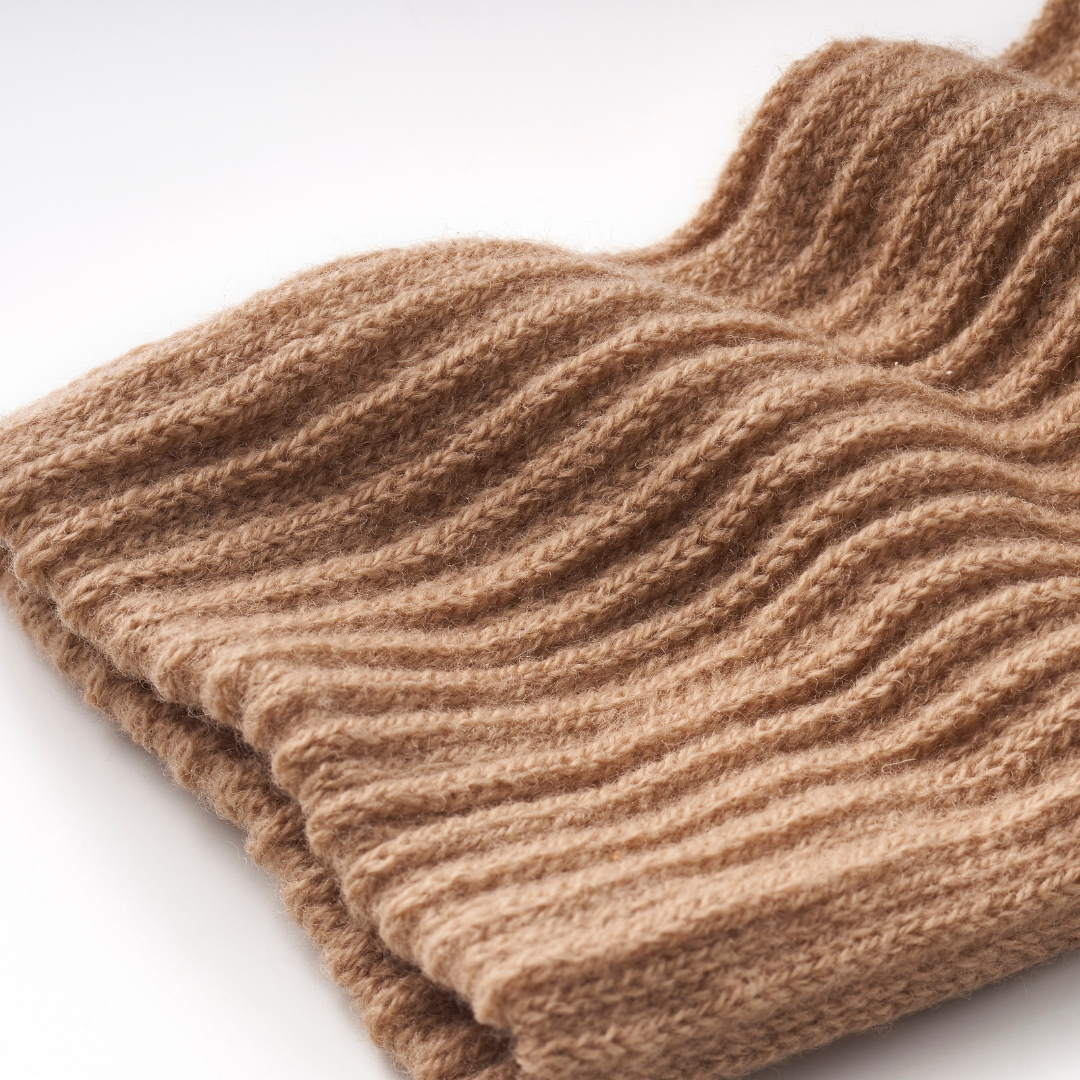 レッグウォーマ―かかとなし ウール&シルクですっ極暖たか