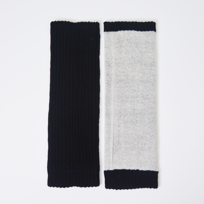 レッグウォーマ―かかとなし ウール&シルクですっ極暖たか