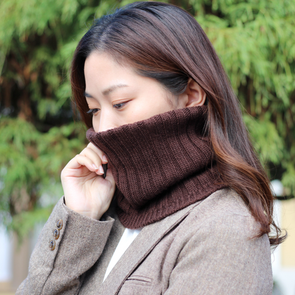 【ウール＆シルクで、すっ極暖ったか！】ネックウォーマー