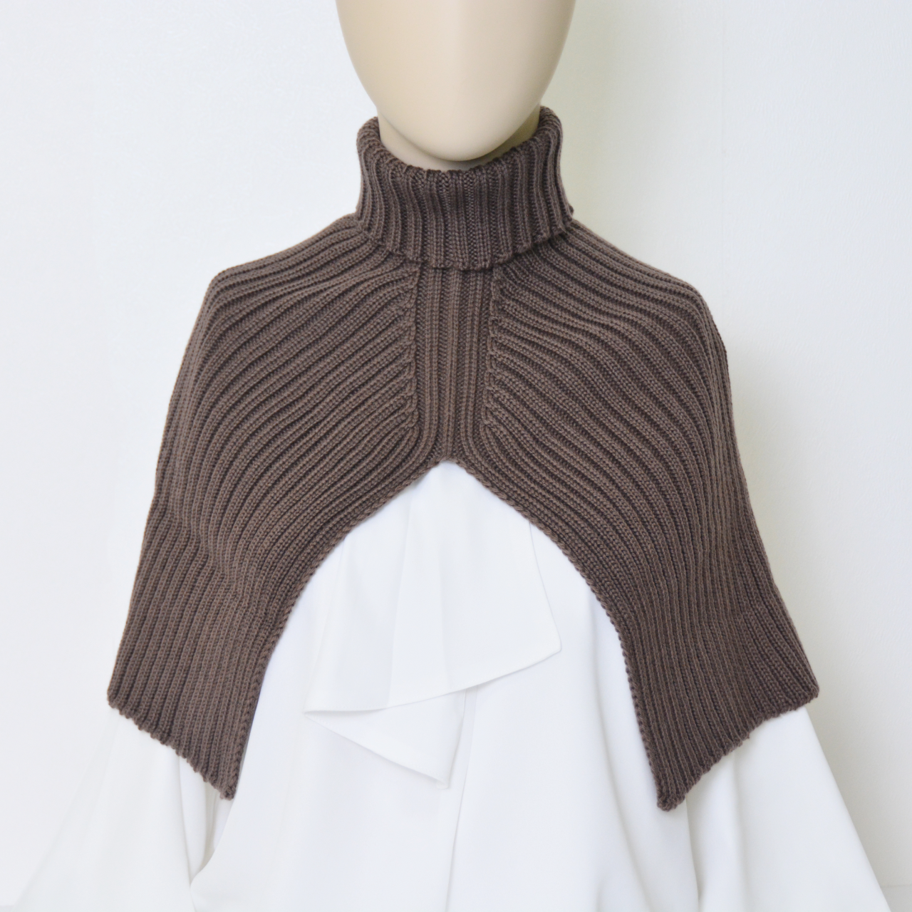 ラムウール100％ ハイネックスヌード