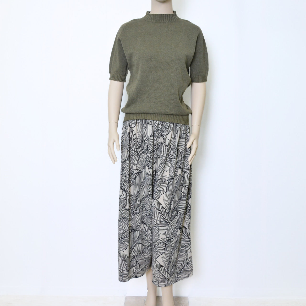 サマーニットセーター大人の夏に～美濃和紙糸100%