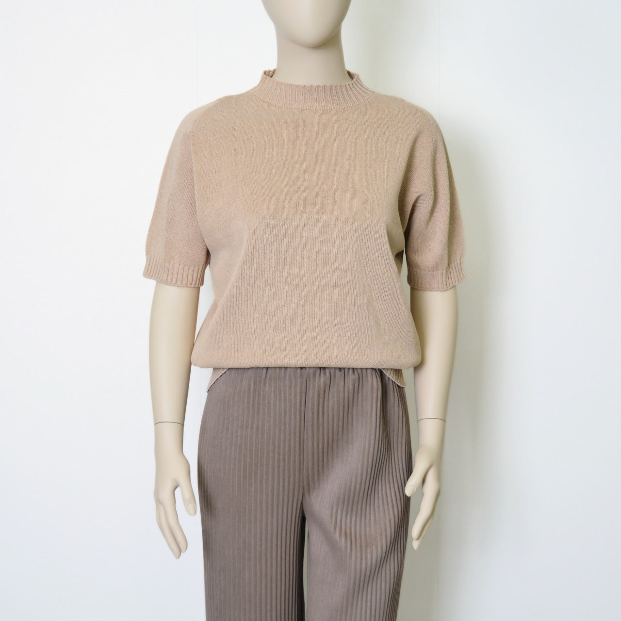 サマーニットセーター大人の夏に～美濃和紙糸100%