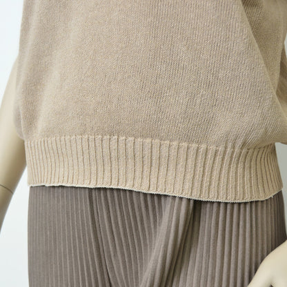 サマーニットセーター大人の夏に～美濃和紙糸100%