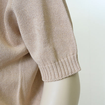 サマーニットセーター大人の夏に～美濃和紙糸100%